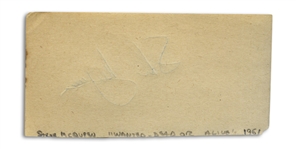 Steve McQueen Autograph